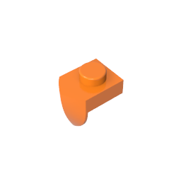 GDS-869 - Plate Special 1 x 1 with Vertical Tooth