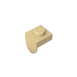 GDS-869 - Plate Special 1 x 1 with Vertical Tooth