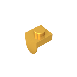 GDS-869 - Plate Special 1 x 1 with Vertical Tooth