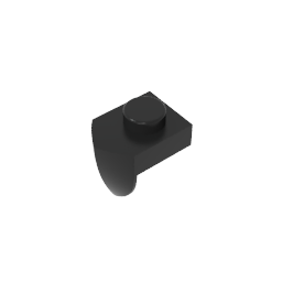 GDS-869 - Plate Special 1 x 1 with Vertical Tooth