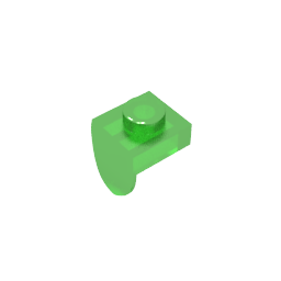 GDS-869 - Plate Special 1 x 1 with Vertical Tooth