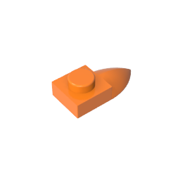 GDS-870 - Plate Special 1 x 1 with Tooth