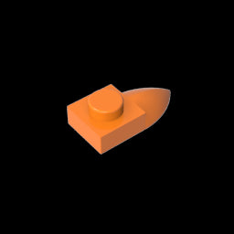 GDS-870 - Plate Special 1 x 1 with Tooth