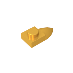 GDS-870 - Plate Special 1 x 1 with Tooth