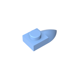 GDS-870 - Plate Special 1 x 1 with Tooth