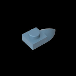 GDS-870 - Plate Special 1 x 1 with Tooth