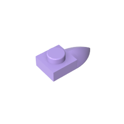 GDS-870 - Plate Special 1 x 1 with Tooth