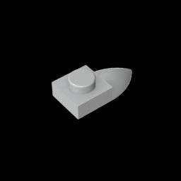 GDS-870 - Plate Special 1 x 1 with Tooth