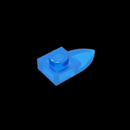 GDS-870 - Plate Special 1 x 1 with Tooth
