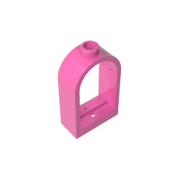 GDS-872 - Window 1 x 2 x 2 2/3 with Rounded Top