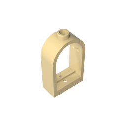 GDS-872 - Window 1 x 2 x 2 2/3 with Rounded Top