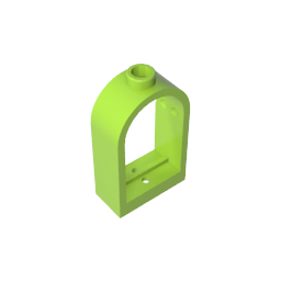 GDS-872 - Window 1 x 2 x 2 2/3 with Rounded Top