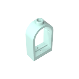 GDS-872 - Window 1 x 2 x 2 2/3 with Rounded Top