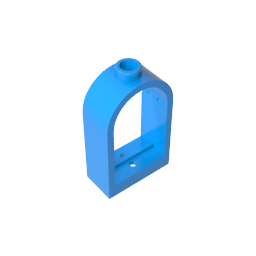 GDS-872 - Window 1 x 2 x 2 2/3 with Rounded Top