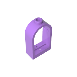 GDS-872 - Window 1 x 2 x 2 2/3 with Rounded Top