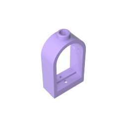 GDS-872 - Window 1 x 2 x 2 2/3 with Rounded Top