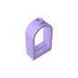 GDS-872 - Window 1 x 2 x 2 2/3 with Rounded Top