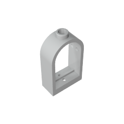 GDS-872 - Window 1 x 2 x 2 2/3 with Rounded Top