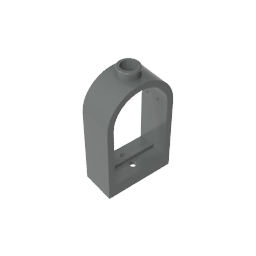 GDS-872 - Window 1 x 2 x 2 2/3 with Rounded Top