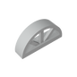 GDS-873 - Window 1 x 4 x 1 2/3 with Spoked Rounded Top
