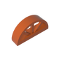 GDS-873 - Window 1 x 4 x 1 2/3 with Spoked Rounded Top