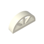 GDS-873 - Window 1 x 4 x 1 2/3 with Spoked Rounded Top