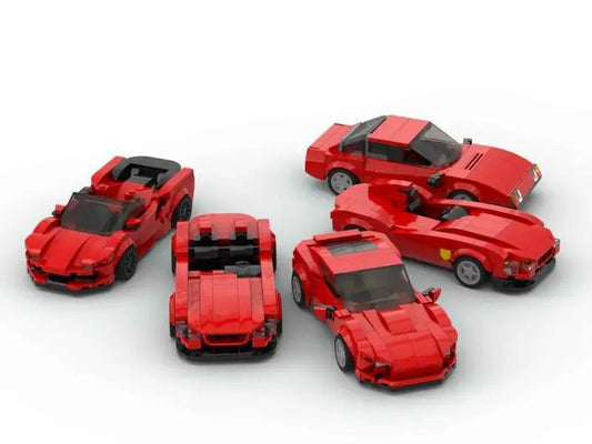 MOC-87315 Ferrari Vehicle - 8 Stud Speed Champions