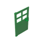 GDS-876 - Door 1 x 4 x 6 with 4 Panes and Stud Handle