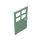 GDS-876 - Door 1 x 4 x 6 with 4 Panes and Stud Handle