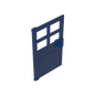 GDS-876 - Door 1 x 4 x 6 with 4 Panes and Stud Handle