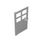 GDS-876 - Door 1 x 4 x 6 with 4 Panes and Stud Handle
