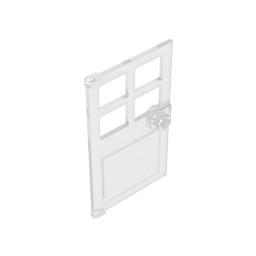 GDS-876 - Door 1 x 4 x 6 with 4 Panes and Stud Handle