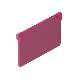 GDS-878 - Glass for Window 1 x 4 x 3 [Opening]