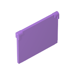 GDS-878 - Glass for Window 1 x 4 x 3 [Opening]