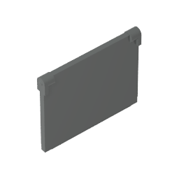 GDS-878 - Glass for Window 1 x 4 x 3 [Opening]