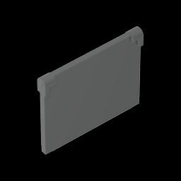 GDS-878 - Glass for Window 1 x 4 x 3 [Opening]