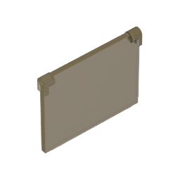 GDS-878 - Glass for Window 1 x 4 x 3 [Opening]
