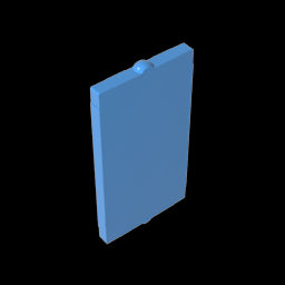 GDS-879 - Glass for Window 1 x 2 x 3 Flat Front