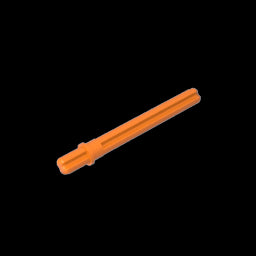 GDS-886 - Technic Axle 5.5 with Stop [Flat Short End]