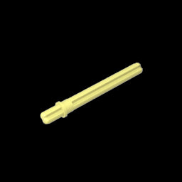 GDS-886 - Technic Axle 5.5 with Stop [Flat Short End]