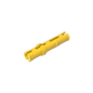 GDS-888 - Technic Pin Long with Friction Ridges Lengthwise, 2 Center Slots