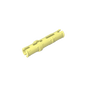 GDS-888 - Technic Pin Long with Friction Ridges Lengthwise, 2 Center Slots
