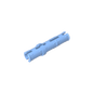 GDS-888 - Technic Pin Long with Friction Ridges Lengthwise, 2 Center Slots