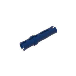 GDS-888 - Technic Pin Long with Friction Ridges Lengthwise, 2 Center Slots