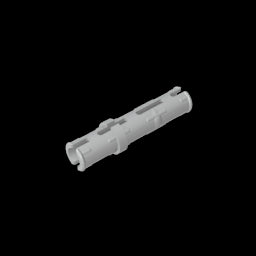 GDS-888 - Technic Pin Long with Friction Ridges Lengthwise, 2 Center Slots