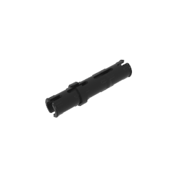 GDS-888 - Technic Pin Long with Friction Ridges Lengthwise, 2 Center Slots