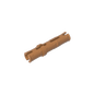 GDS-888 - Technic Pin Long with Friction Ridges Lengthwise, 2 Center Slots
