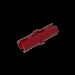 GDS-2139 - Technic Pin with Friction Ridges Lengthwise and Center Slots