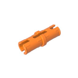 GDS-2139 - Technic Pin with Friction Ridges Lengthwise and Center Slots