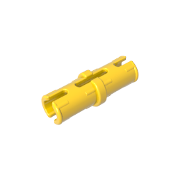 GDS-2139 - Technic Pin with Friction Ridges Lengthwise and Center Slots